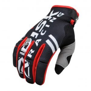 Risk Racing Motocross Glove Black Red 1 24 sq