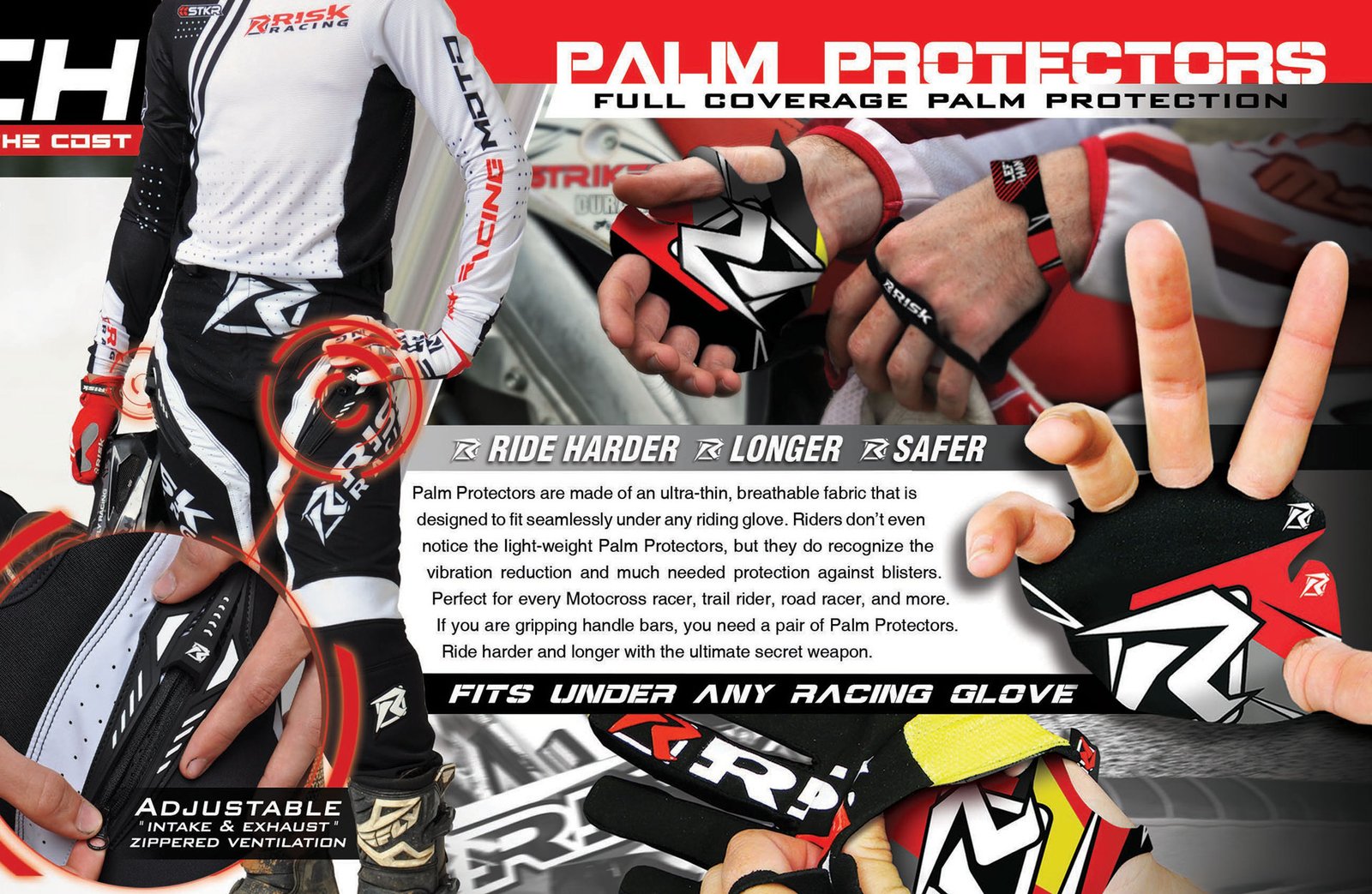 Page from the 2024 Risk Racing Product Catalog