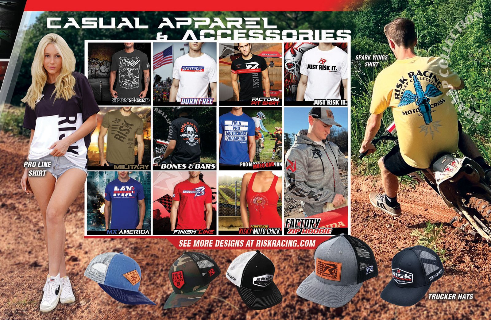 Page from the 2024 Risk Racing Product Catalog