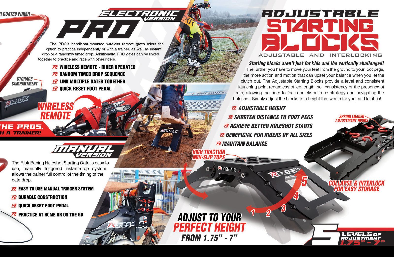 Page from the 2024 Risk Racing Product Catalog